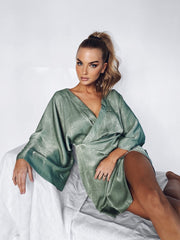 FLEUR Dress - Olive - Drop Dead Dollbaby