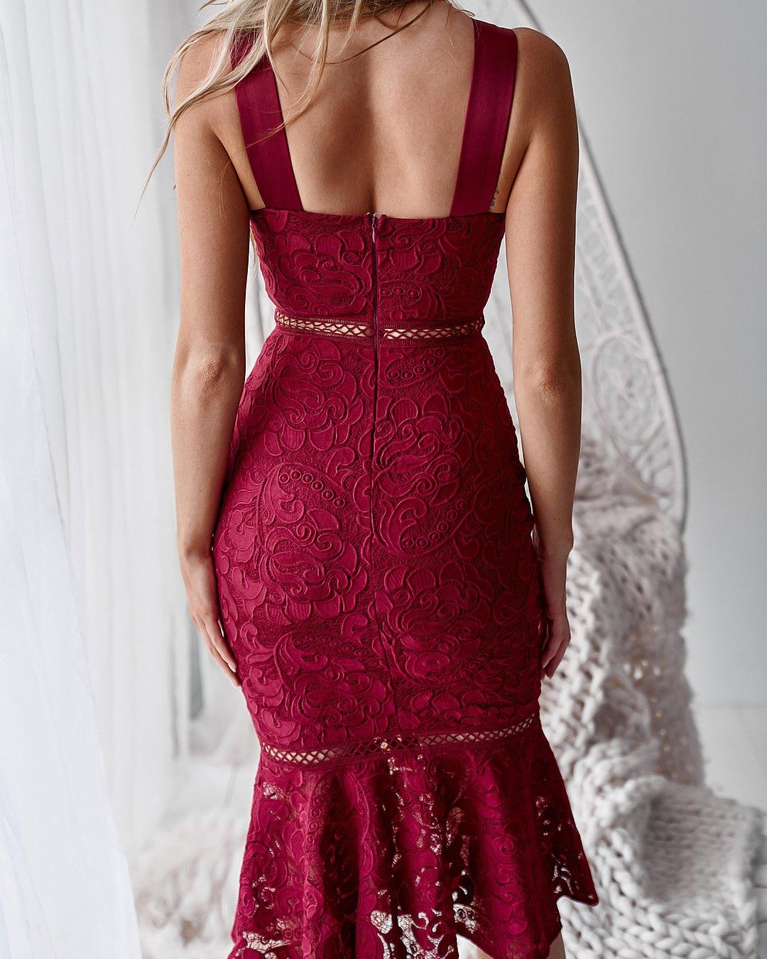 TIA Dress (Red) - Drop Dead Dollbaby