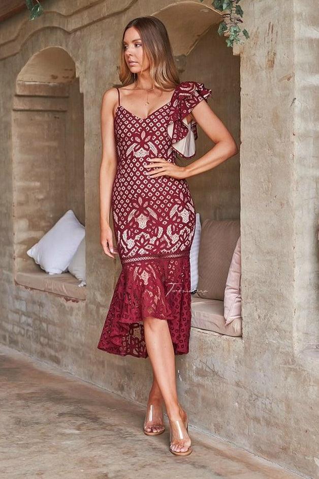 HILLARY Dress - Red - Drop Dead Dollbaby