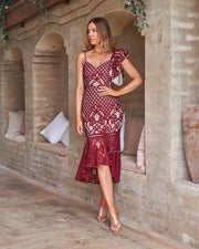 HILLARY Dress - Red - Drop Dead Dollbaby