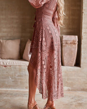 BOHO High Low Dress - Mauve - Drop Dead Dollbaby