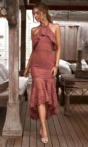 JANELLE Dress (Mauve) - Drop Dead Dollbaby