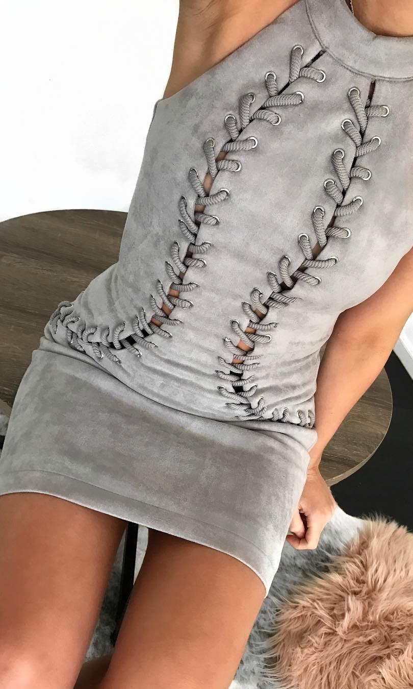 REVEAL Dress (Dove) - Drop Dead Dollbaby
