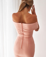 BRIENNE Dress - Blush - Drop Dead Dollbaby