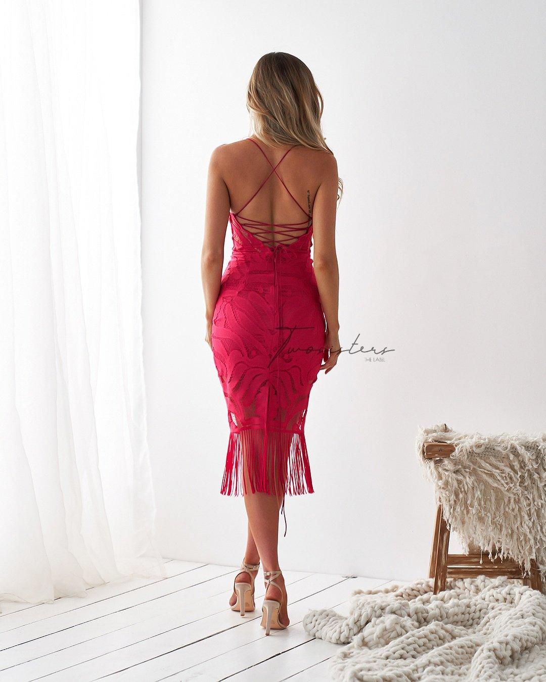 KHALEESI Dress - Hot Pink - Drop Dead Dollbaby