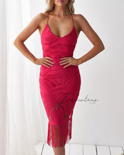 KHALEESI Dress - Hot Pink - Drop Dead Dollbaby