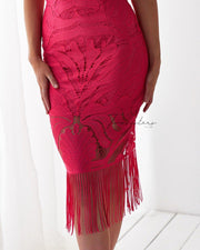 KHALEESI Dress - Hot Pink - Drop Dead Dollbaby