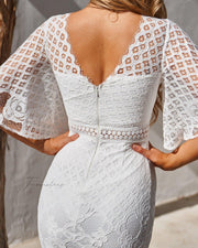 REYNA Dress - White - Drop Dead Dollbaby
