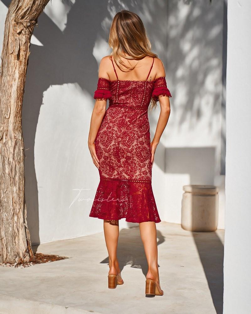 ERICA Dress - Red - Drop Dead Dollbaby