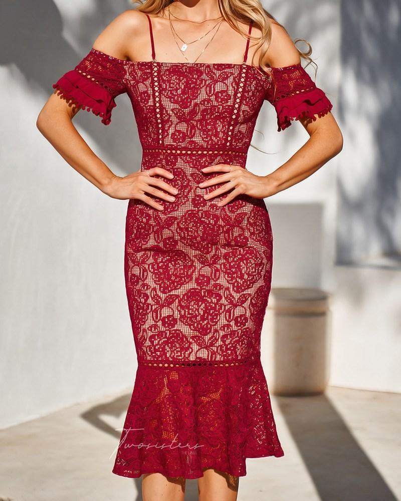 ERICA Dress - Red - Drop Dead Dollbaby