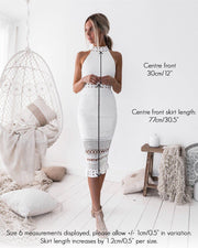 RIVERS Midi Dress - White - Drop Dead Dollbaby