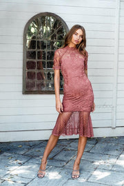 CRYSTAL Dress - Mauve - Drop Dead Dollbaby