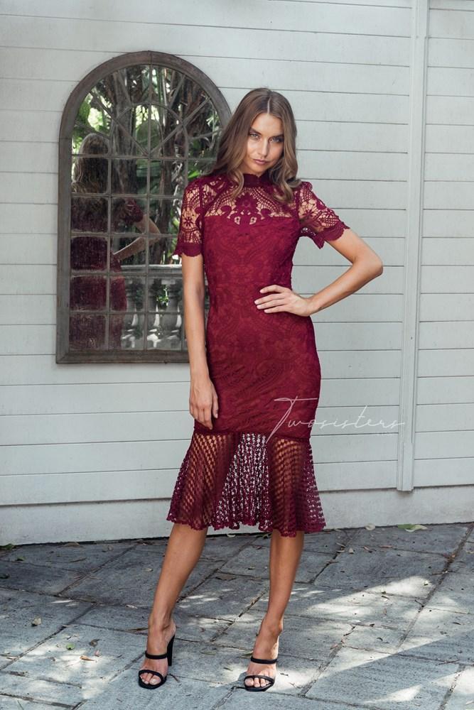 CRYSTAL Dress - Red - Drop Dead Dollbaby