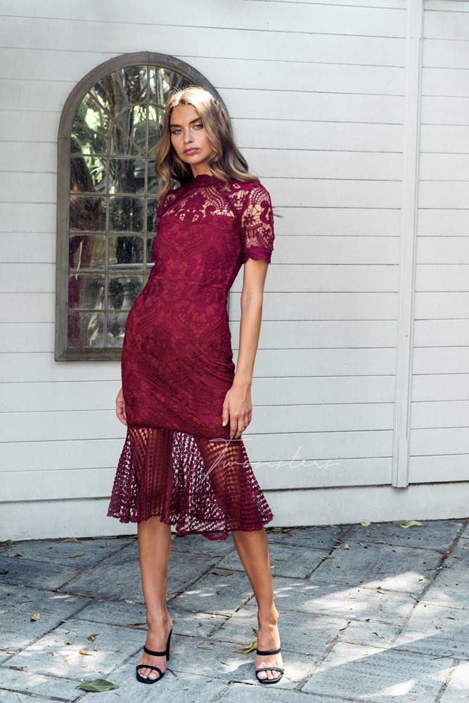 CRYSTAL Dress - Red - Drop Dead Dollbaby