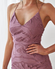 KHALEESI Dress - Dusty Purple - Drop Dead Dollbaby