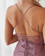 KHALEESI Dress - Dusty Purple - Drop Dead Dollbaby