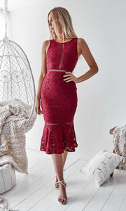 TIA Dress (Red) - Drop Dead Dollbaby