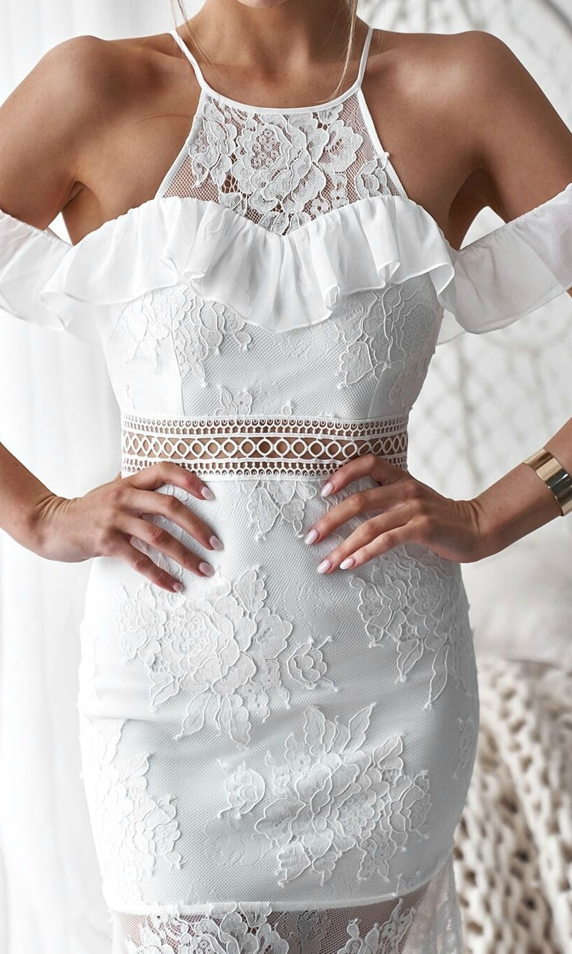 CONNIE Dress (White) - Drop Dead Dollbaby
