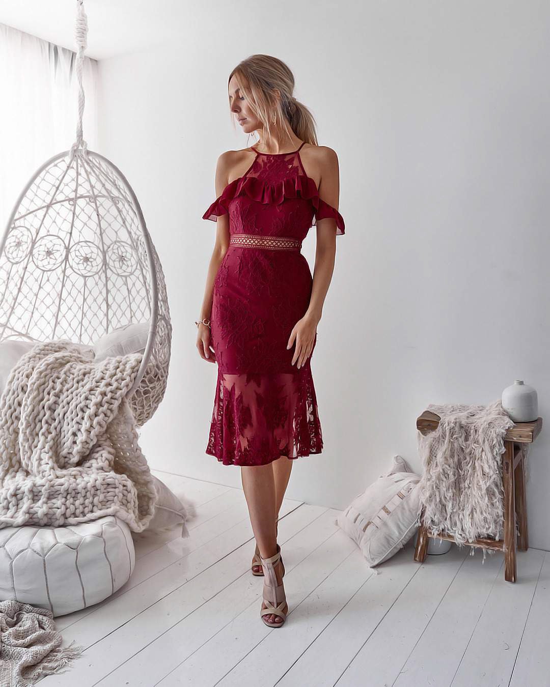 CONNIE Dress (Red) - Drop Dead Dollbaby