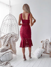TIA Dress (Red) - Drop Dead Dollbaby