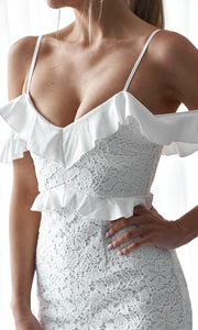 TAYLOR Dress (White) - Drop Dead Dollbaby