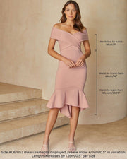 BRIENNE Dress - Fuchsia - Drop Dead Dollbaby