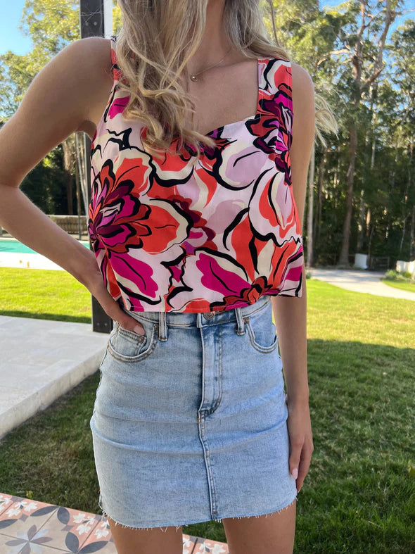 JAYMEE Crop Tank - Cosmo - Drop Dead Dollbaby
