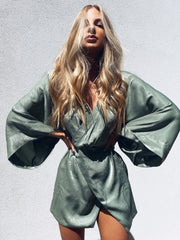 FLEUR Dress - Olive - Drop Dead Dollbaby