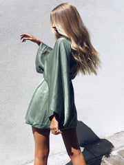 FLEUR Dress - Olive - Drop Dead Dollbaby
