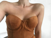 RISING SUN BUSTIER Dress (Paprika) - Drop Dead Dollbaby