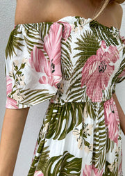 MAYA Mini Dress - Oasis Print - Drop Dead Dollbaby