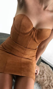RISING SUN BUSTIER Dress (Paprika) - Drop Dead Dollbaby