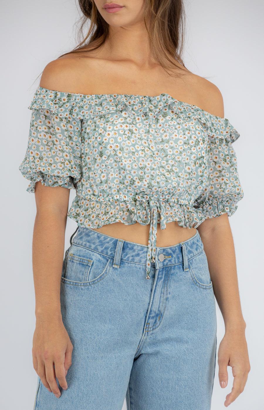 JOSLYN Crop - Mint - Drop Dead Dollbaby