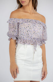 JOSLYN Crop - Lilac - Drop Dead Dollbaby