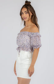 JOSLYN Crop - Lilac - Drop Dead Dollbaby