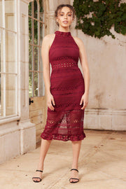 RIVERS Midi Dress - Red - Drop Dead Dollbaby