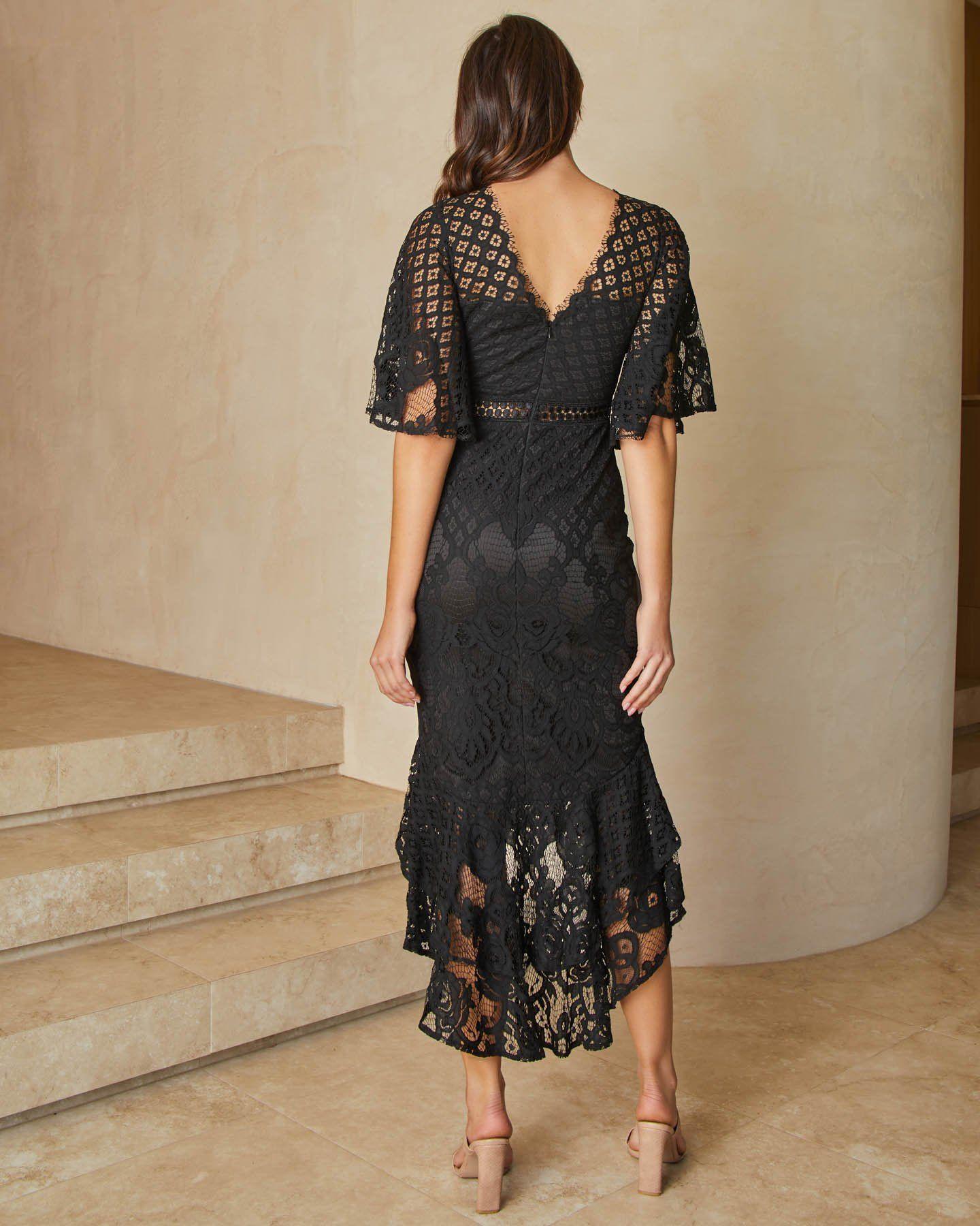 REYNA Dress - Black - Drop Dead Dollbaby