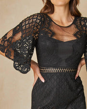 REYNA Dress - Black - Drop Dead Dollbaby