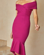 BRIENNE Dress - Fuchsia - Drop Dead Dollbaby