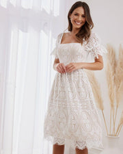 REMIE Dress - White - Drop Dead Dollbaby