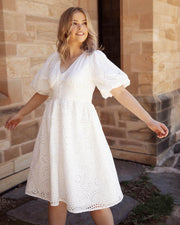MILANI Dress - White - Drop Dead Dollbaby