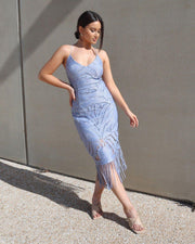 KHALEESI Dress - Periwinkle - Drop Dead Dollbaby