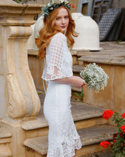 REYNA Dress - White - Drop Dead Dollbaby