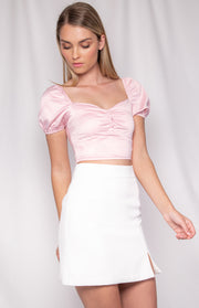 EVA Crop - Baby Pink - Drop Dead Dollbaby