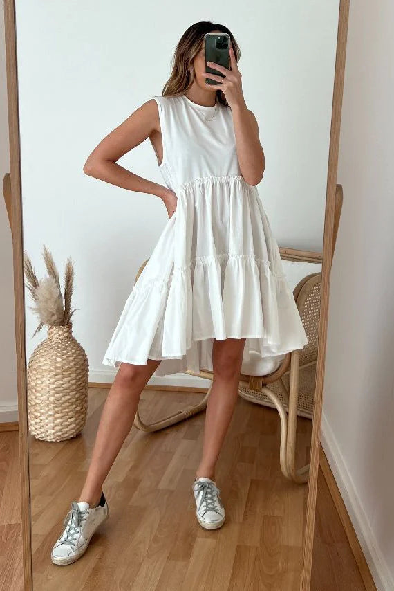 TIANA Dress - White - Drop Dead Dollbaby