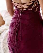 KHALEESI Dress - Mulberry - Drop Dead Dollbaby