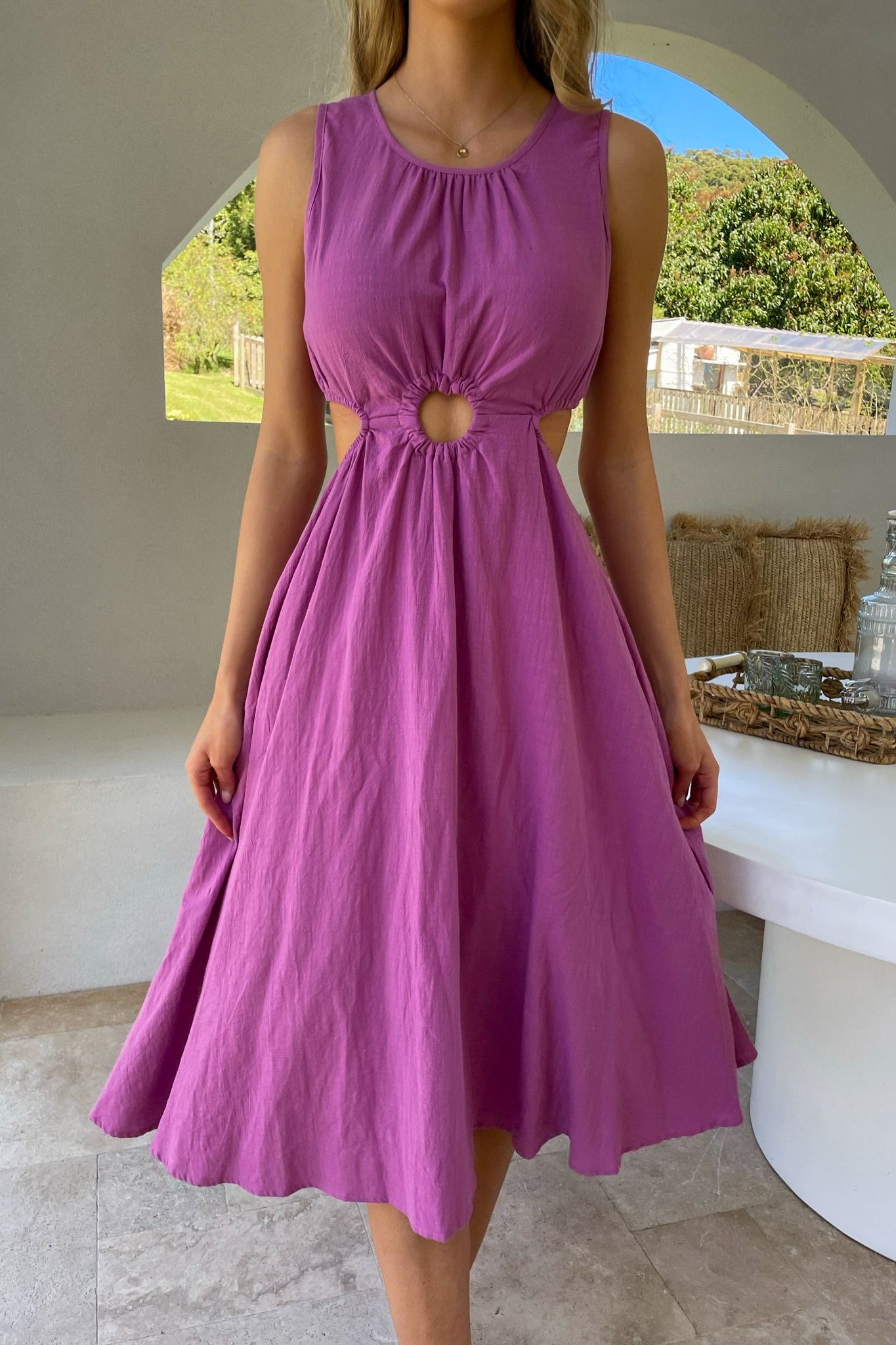 TATIANA Midi - Violet - Drop Dead Dollbaby