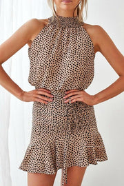 PIP Dress - Leopard Print - Drop Dead Dollbaby