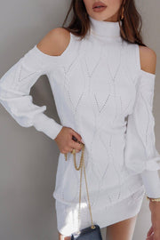 LENI Knit Dress - White - Drop Dead Dollbaby