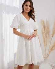 MILANI Dress - White - Drop Dead Dollbaby